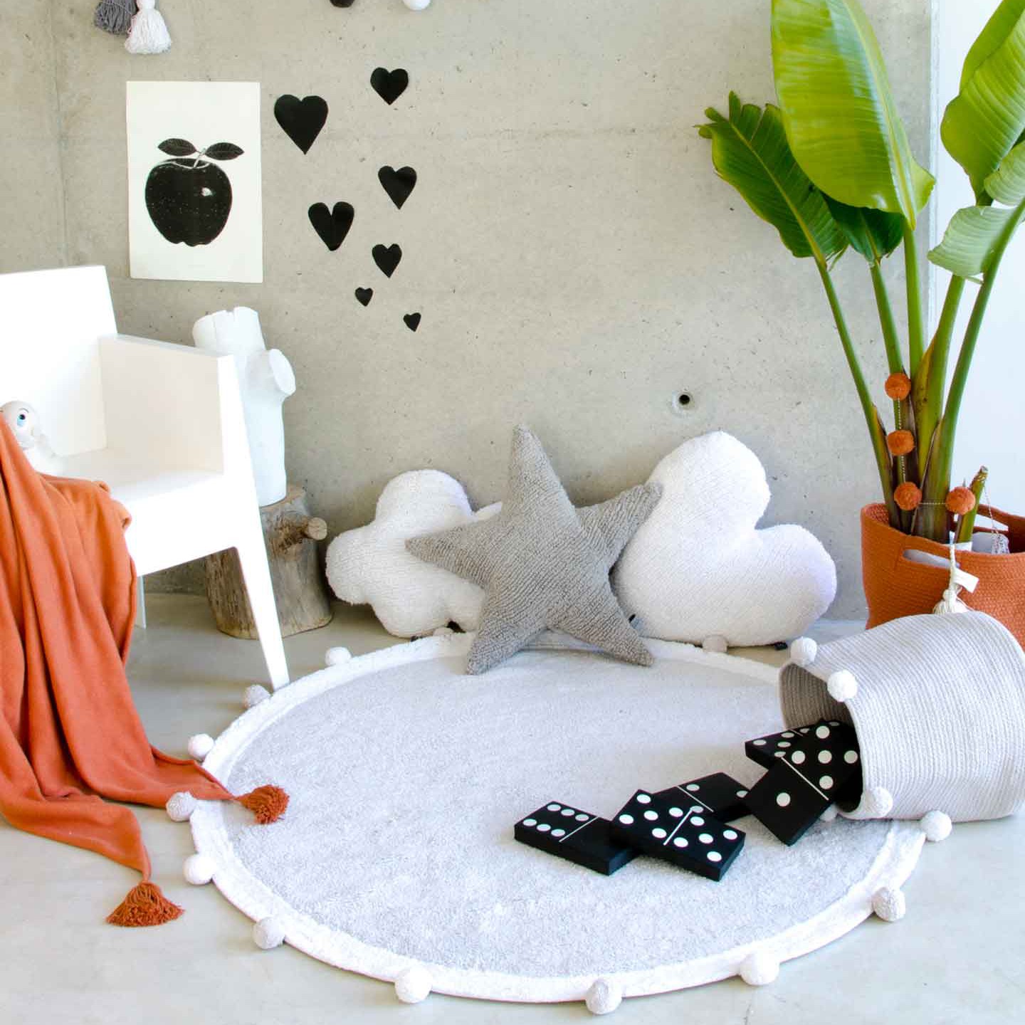 RUG BUBBLY GREY (120CM)